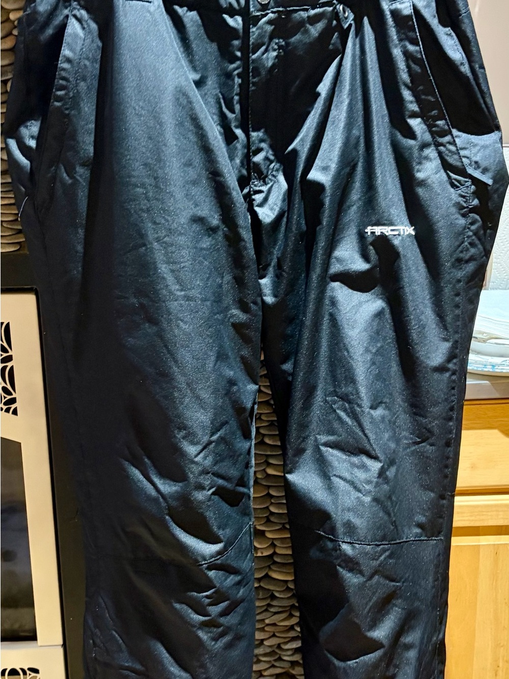 Arctix Woman Black Insulated Snow Pants with Logo